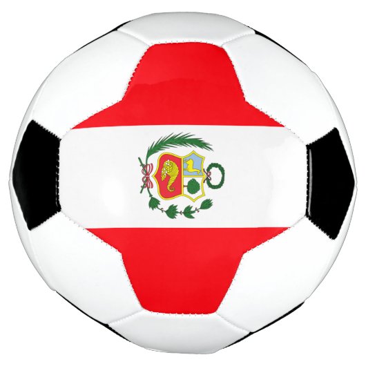 Peruaanse vlag voetbal (Gedraaid)