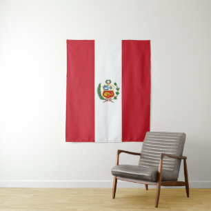 Peruaanse vlag wandkleed