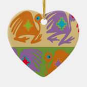 Peruaanse Vogels Keramisch Ornament (Voorkant)