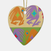 Peruaanse Vogels Keramisch Ornament (Links)