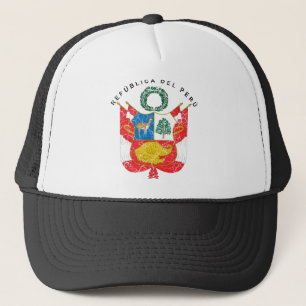 Peruaanse wapenmunt trucker pet