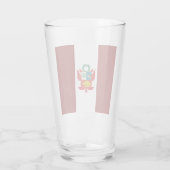 Peruaanse wapenschild glas (Achterkant)