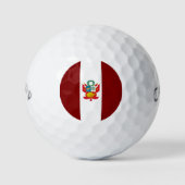 Peruaanse wapenschild golfballen (Voorkant)