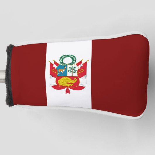 Peruaanse wapenschild golfheadcover (Voorkant)
