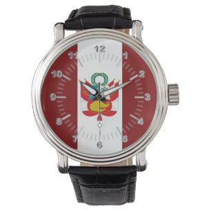 Peruaanse wapenschild horloge