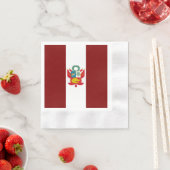 Peruaanse wapenschild servet (Insitu)