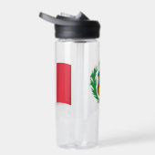 Peruaanse wapenschild, vlag, Peru Waterfles (Rechts)