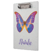 Peruaanse Waterverf Butterfly Pocket Folder Klembord (Links)