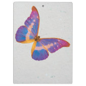 Peruaanse Waterverf Butterfly Pocket Folder Klembord (Achterkant)