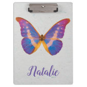 Peruaanse Waterverf Butterfly Pocket Folder Klembord (Voorkant)