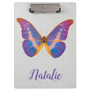 Peruaanse Waterverf Butterfly Pocket Folder Klembord