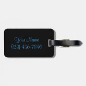 Peruaanse Waterverf vlinder Bagagelabel (Achterkant horizontaal)