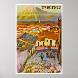 Peruanse Reisposter Peruviaanse Kunst (TR14)a Poster
