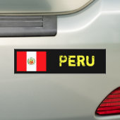 Perudepompelsticker Bumpersticker (Op auto)