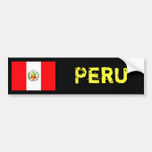 Perudepompelsticker Bumpersticker (Voorkant)