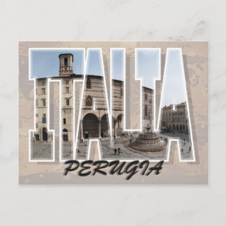 Perugia, Italië Briefkaart