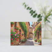 Perugia Italië Reizen Briefkaart (Staand voorkant)