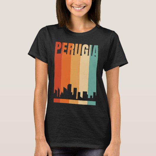 Perugia Skyline T-shirt (Voorkant)