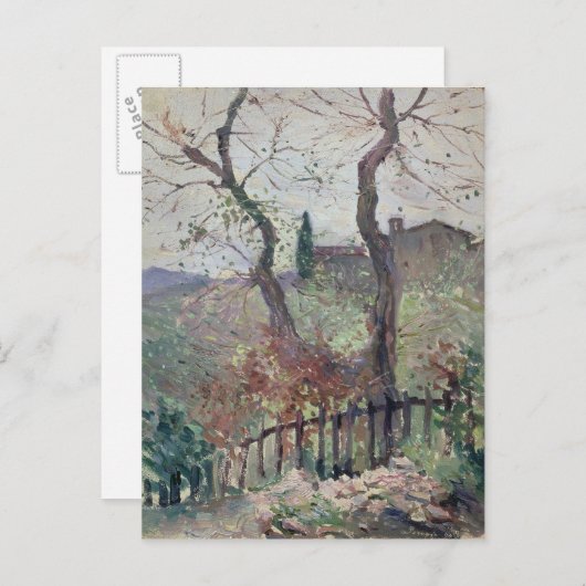 Perugia, Umbrië, 1894 Briefkaart (Voorkant / Achterkant)