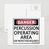 Perussatie van het werkgebied briefkaart (Voorkant / Achterkant)