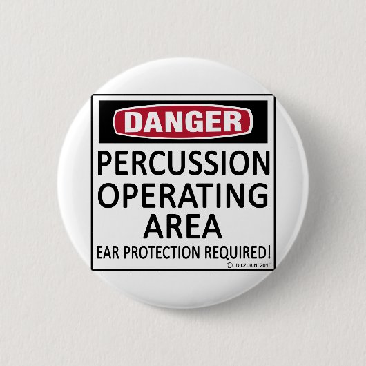 Perussatie van het werkgebied ronde button 5,7 cm (Voorkant)