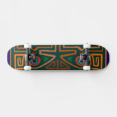 Peruviaan Inca Tribal Bird Spirits Skateboard (Horizontaal)