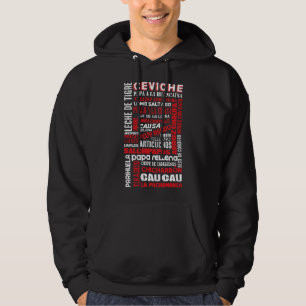 Peruviaans eten Peru Foodie Chef Gastronomie Hoodie