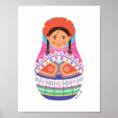 Peruviaans Matryoshka Poster (Voorkant)