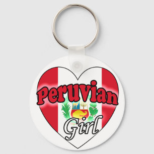 Peruviaans Meisje Sleutelhanger