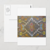 Peruviaans ontwerp briefkaart (Voorkant / Achterkant)