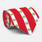 Peruviaans stropdas met vlagpatroon (Opgerold)