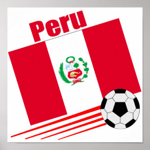 Peruviaans voetbalteam poster