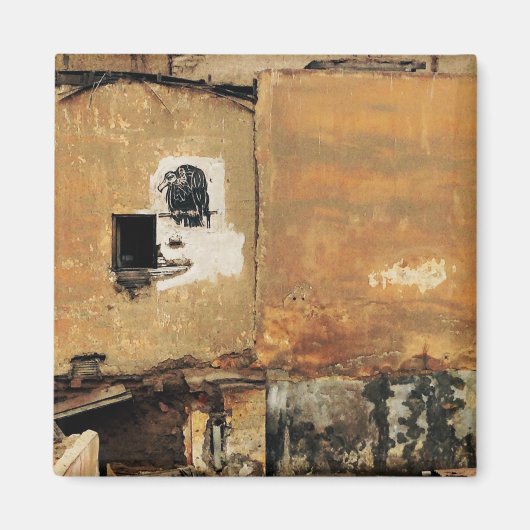 peruviaanse gier - muur magneet (Voorkant)