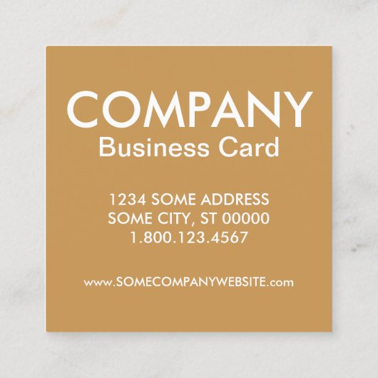 peruviaanse gier - muur vierkante visitekaartje (Achterkant)