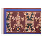 Peruviaanse Inca Ontwerpersstof Geckos Stof (Fat Quarter)