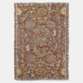 Peruviaanse koloniale tapijtschel / troebellenmand deken (Voorkant Verticaal)