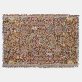 Peruviaanse koloniale tapijtschel / troebellenmand deken