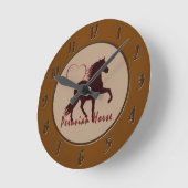 Peruviaanse paardenharten ronde klok (Hoek)