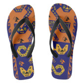 Peruviaanse Teenslippers met kattenstrand Sandalen (Voetbed)