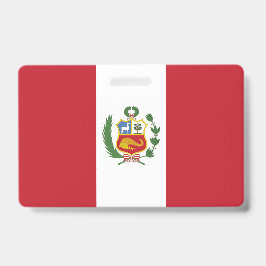 Peruviaanse vlag badge