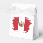 Peruviaanse vlag bedankdoosjes (Voorkant Zijde)