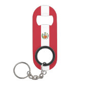 Peruviaanse vlag mini flessenopener (Voorkant)
