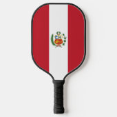 Peruviaanse vlag pickleball paddle (Voorkant)