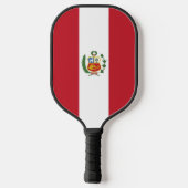 Peruviaanse vlag pickleball paddle (Achterkant)