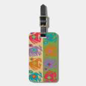 Peruviaanse vogels bagagelabel (Voorkant verticaal)