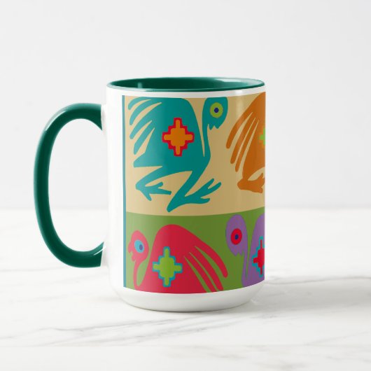 Peruviaanse vogels mok (Links)