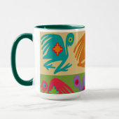 Peruviaanse vogels mok (Links)