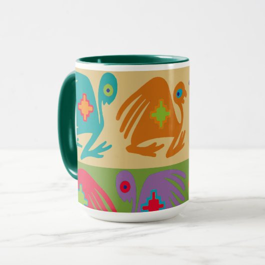 Peruviaanse vogels mok (Voorkant links)