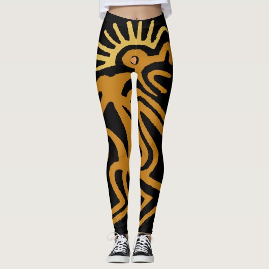 Peruviaanse vrijetijdslengings leggings (Voorkant)
