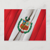 PERUVIAIRE vlag Briefkaart (Voorkant)